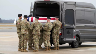 Joe Biden witnesses return of US soldiers killed in Jordan