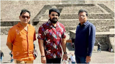 Mohanlal's stylish capture in Mexico's San Juan Teotihuacàn grabs fan attention