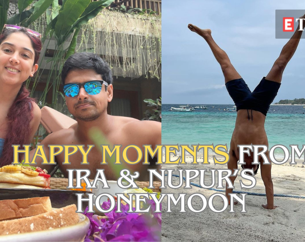 
From enjoying poolside dates to Nupur Shikhare's headstands, Ira Khan shares unseen photos from their honeymoon in Indonesia
