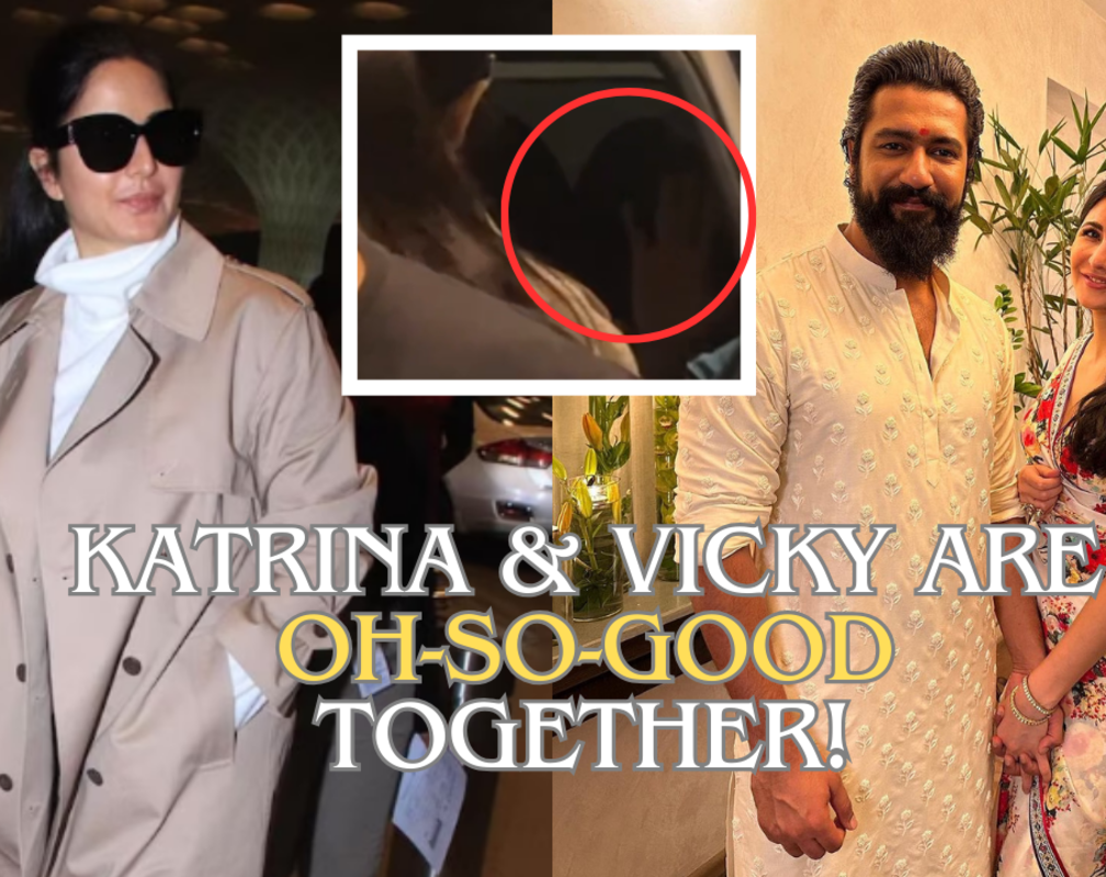 
Couple goals! Vicky Kaushal drops wife Katrina Kaif at the airport and she can't stop smiling - Watch
