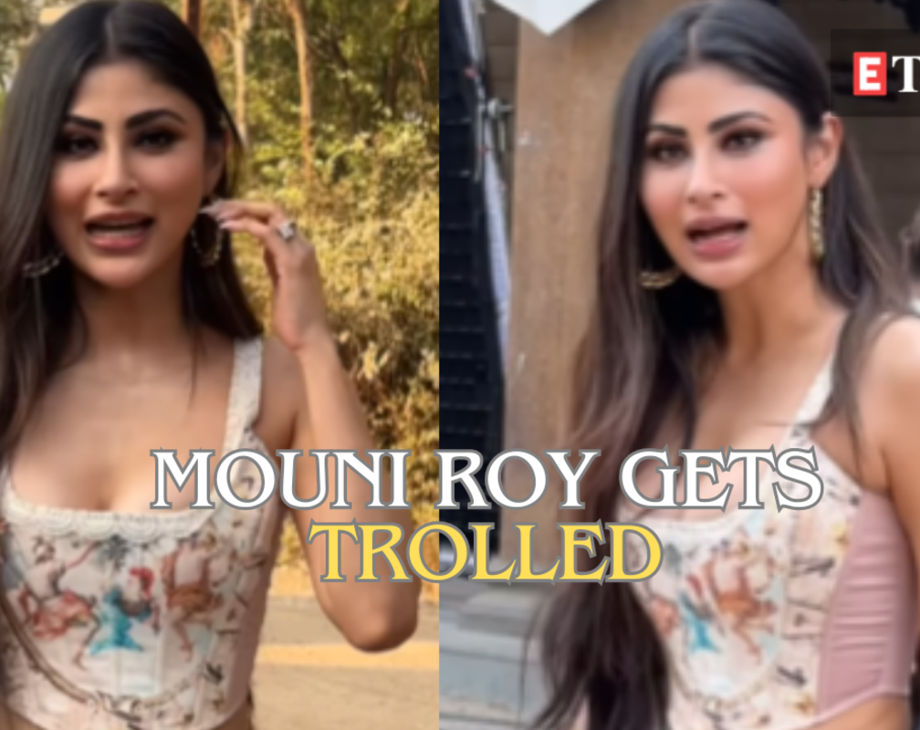 
Mouni Roy gets clicked in the city exuding chic vibes; netizens call her 'Plastic'
