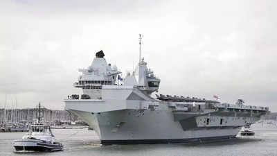 UK aircraft carrier sidelined from largest NATO exercises since Cold War due to propeller problem