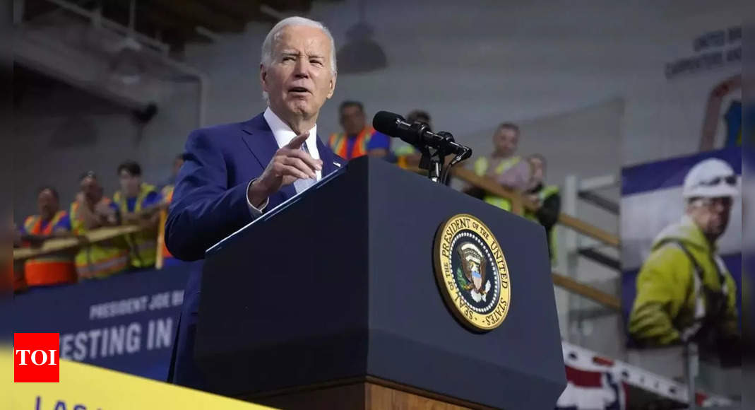 Biden courts Nevada voters after narrow 2020 win – Times of India