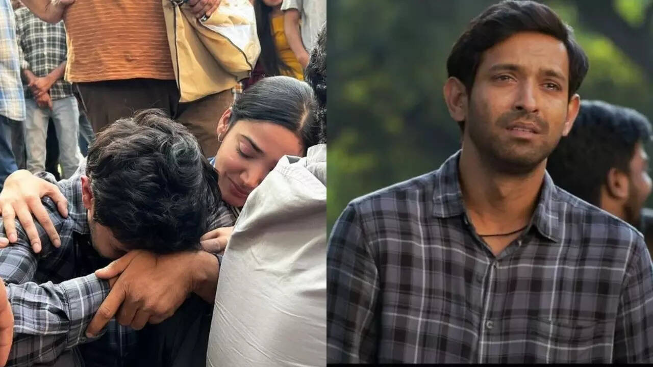 Vikrant Massey's Emotional Breakdown During '12th Fail' Climax Scene | -  Times of India