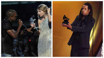Taylor Swift Fans Reaction: Swifties think Jay-Z pulled off a Kanye West on  Taylor Swift before her historic Album of the Year win at Grammy Awards  2024