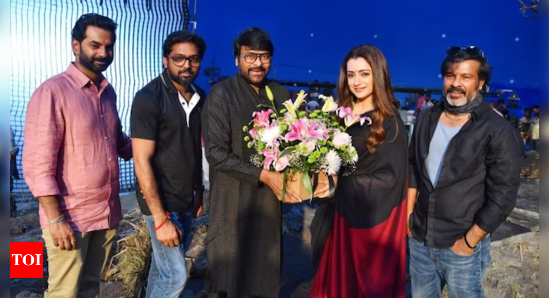 Trisha Joins Chiranjeevi in Vishwambara