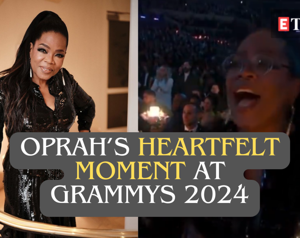 
Oprah Winfrey steals the spotlight at Grammys 2024 as she gets clicked dancing and singing 'Flowers' - Watch
