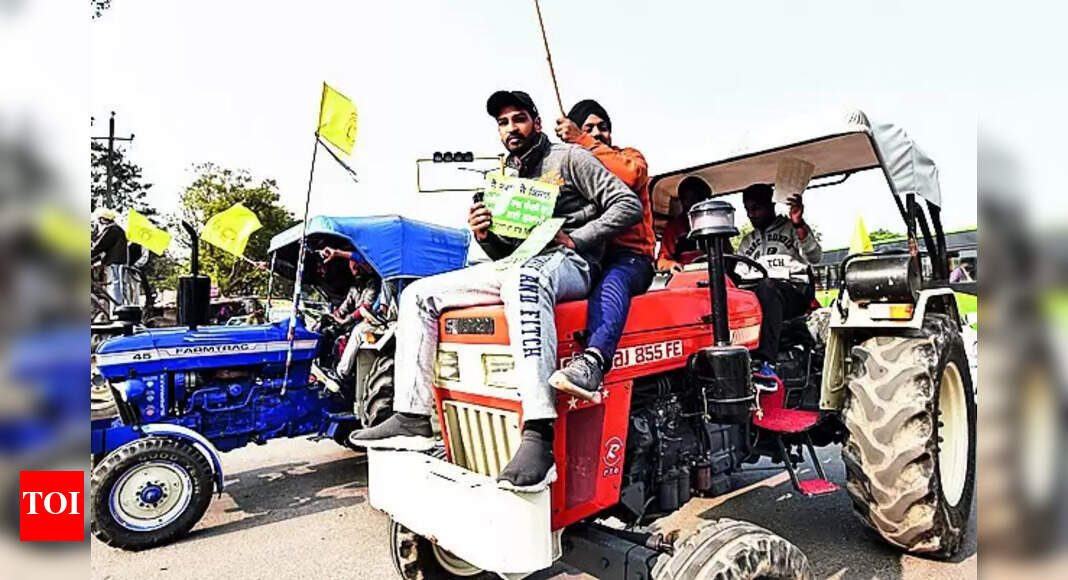 Feb 13 March: Farmers To Reach Delhi From 4 Sides | Chandigarh News ...