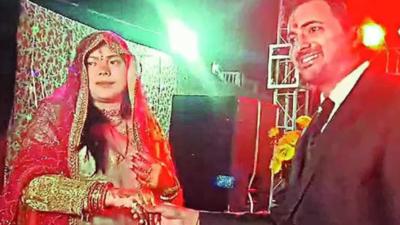 Amid 'Vedic mantras', Champaran boy ties knot with Indonesian girl