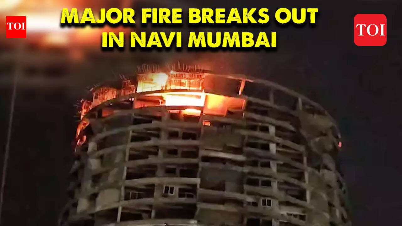 Fire breaks out in multi-storey building