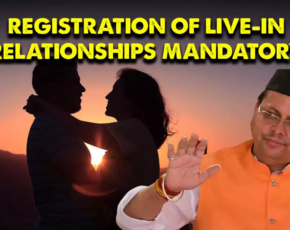 
'Registration of live-in relationships mandatory': UCC bill tabled in Uttarakhand assembly
