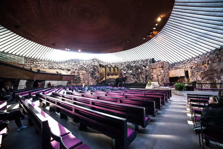 Temppeliaukio Church, Finland