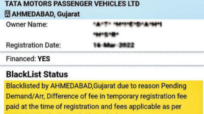 Blacklisted: 10 lakh vehicles pay price for Gujarat transport dept's mistake