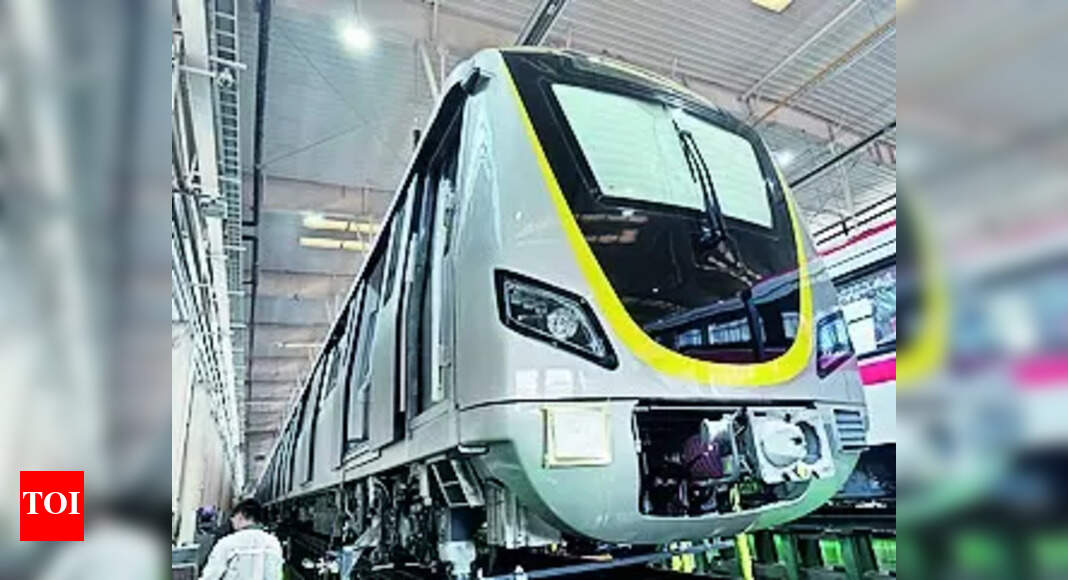 Driverless Metro Train Prototype In City Soon | Bengaluru News - Times ...
