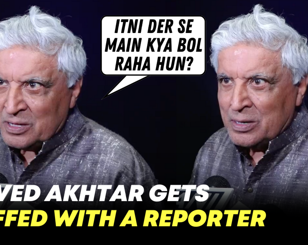 
Javed Akhtar loses his cool at a journalist while talking about late Lata Mangeshkar
