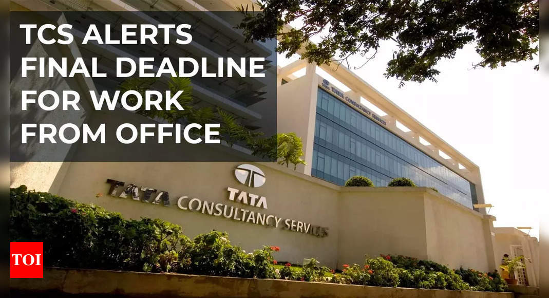 TCS gives final warning to staff: Resume work from office or face consequences – Times of India