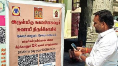 QR code rush at state temples as donations get easier