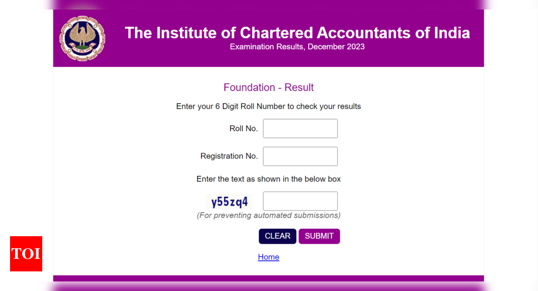 ICAI CA Foundation Result December 2023 declared at icai.nic.in, direct link to download here