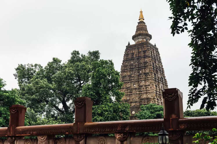 Mahabodhi Temple Complex at Bodh Gaya, Bihar