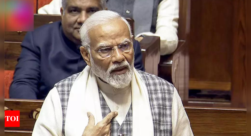Congress peddling narrative to create North-South divide: PM Modi | India News