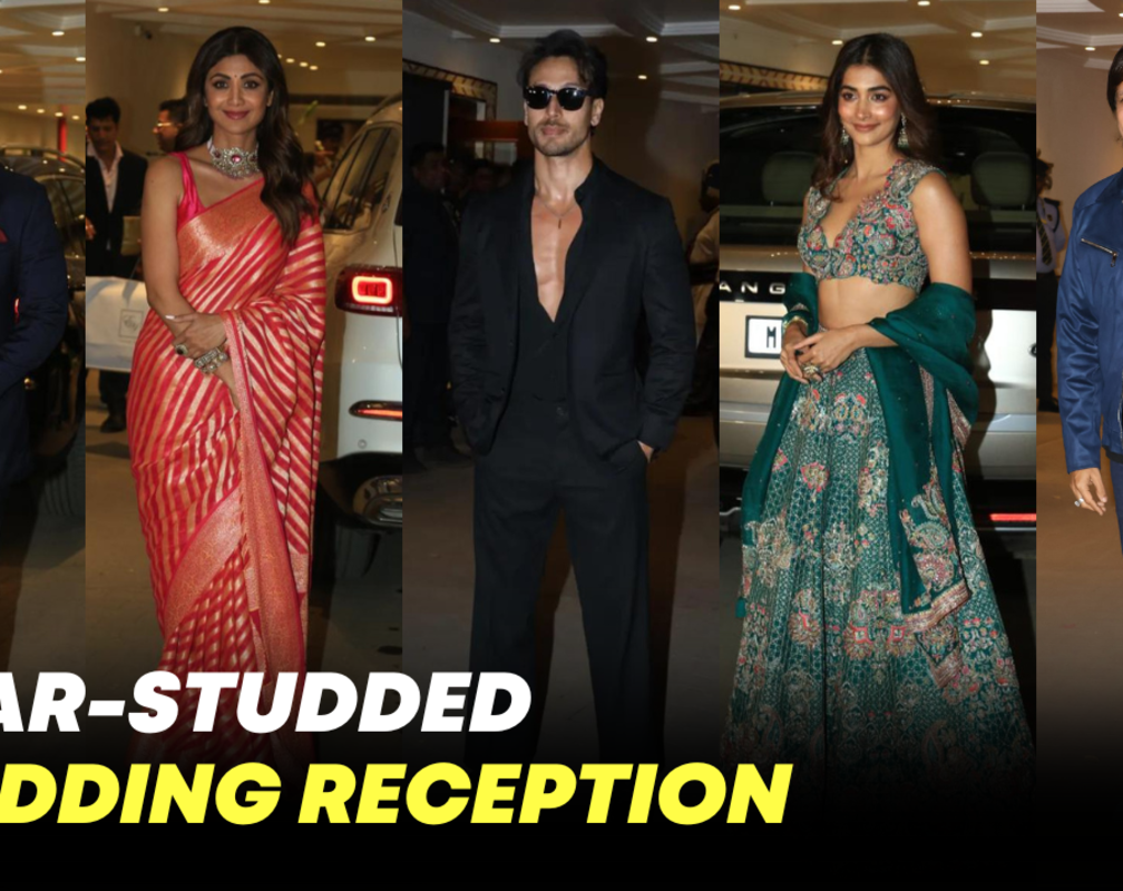 
Star studded reception: Tiger Shroff, Pooja Hegde, Arjun Kapoor at Mayank-Mayuri's wedding reception
