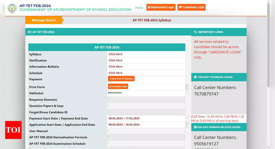 AP TET 2024: Online Applications Open for Andhra Pradesh Teacher Eligibility Test