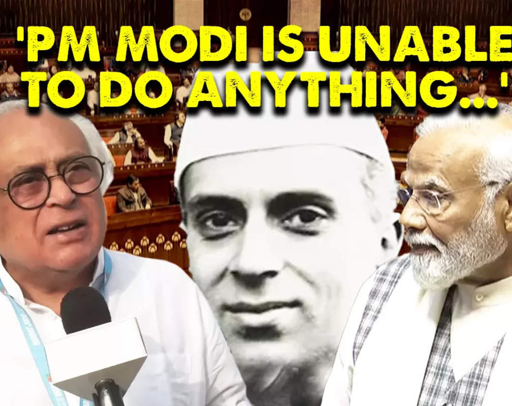 
'PM Modi suffers from deep insecurities': Congress's Jairam Ramesh
