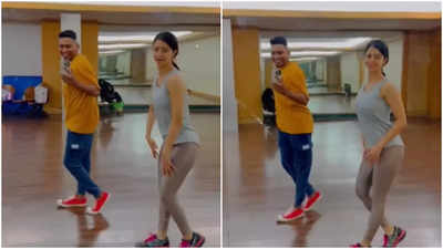 Vedhika mesmerises fans with an enchanting dance rehearsal video