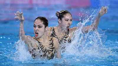 ​Wang Liuyi and Wang Qianyi: Chinese twins triumph in artistic swimming duet at World Aquatics Championships