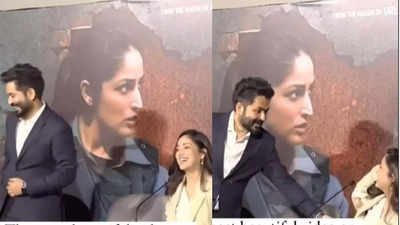 Aditya Dhar's gesture towards his pregnant wife Yami Gautam at the trailer launch of 'Article 370' wins the internet - WATCH video