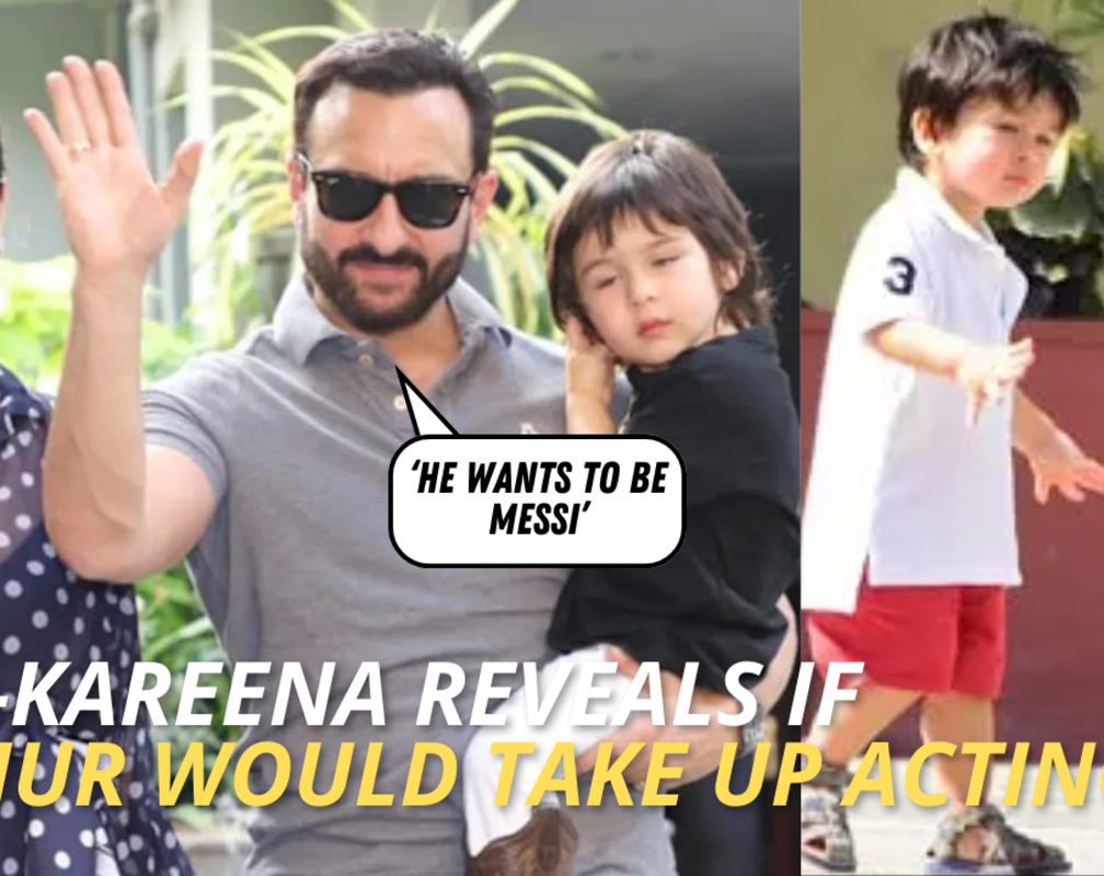 
Kareena Kapoor and Saif Ali Khan reveal Taimur wants to go Argentina and become a footballer like Lionel Messi
