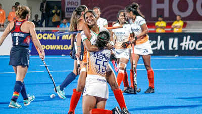 India women's hockey team outwits USA 3-1 in FIH Pro League