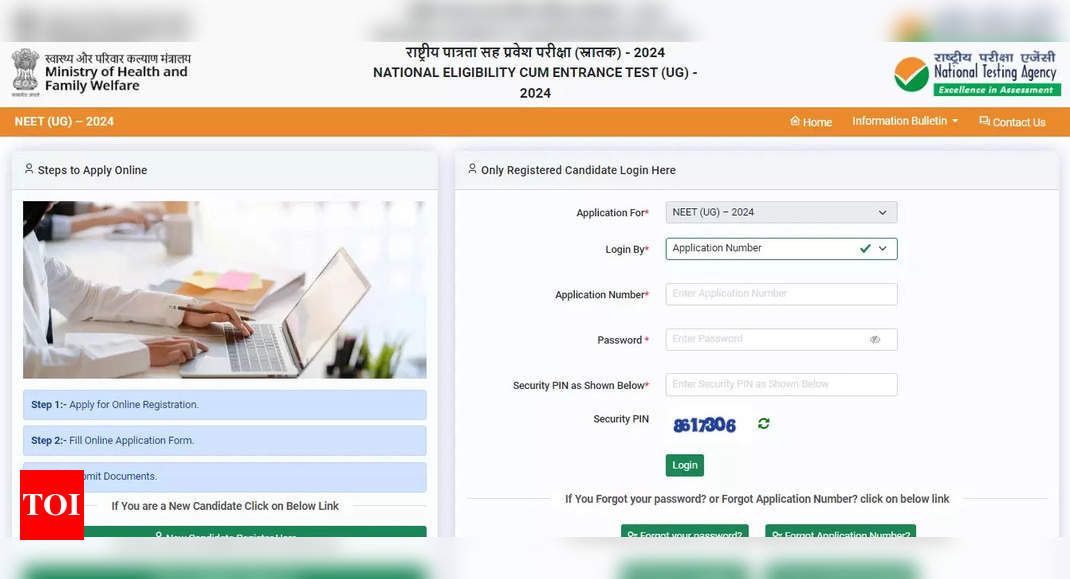 NEET UG 2024 registration begins at neet.ntaonline.in, direct link to ...