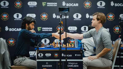 Gukesh beats Carlsen; joint second after day one of Freestyle Chess