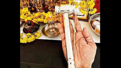 Revealed: Golden chisel that carved Ram Lalla's divine eyes