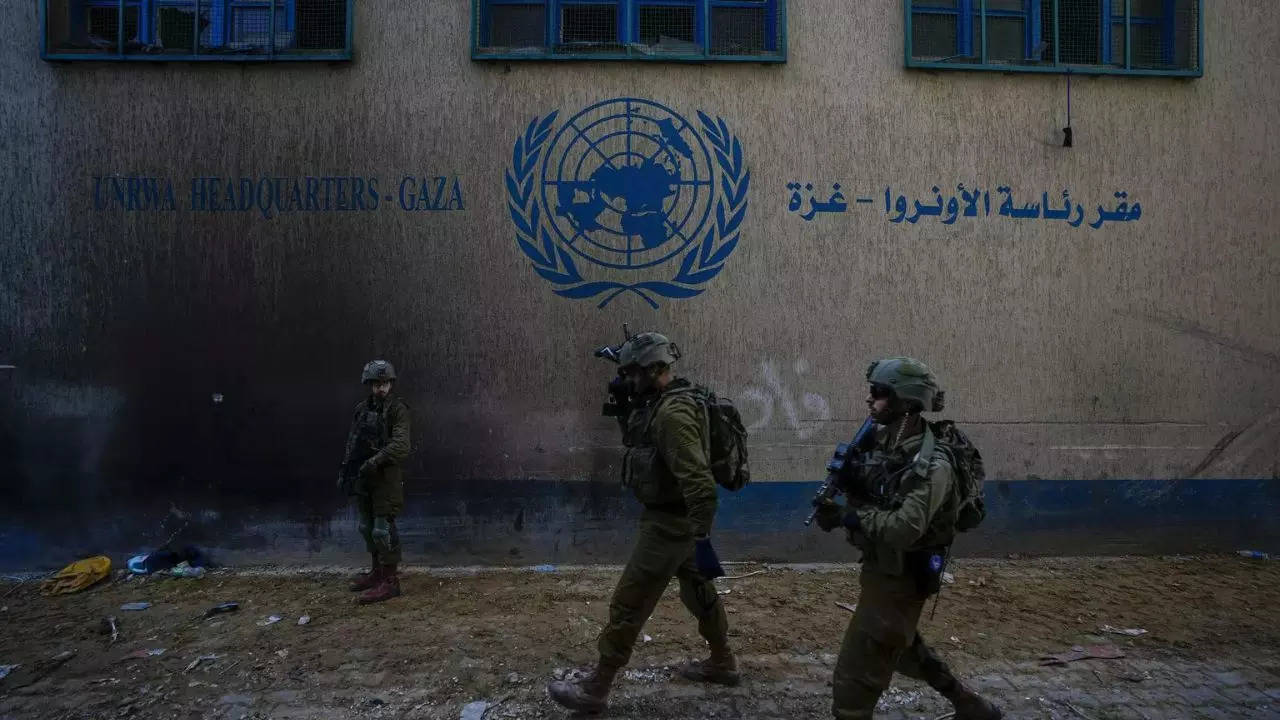 Israel unveils underground tunnels beneath Gaza city's UN agency ...