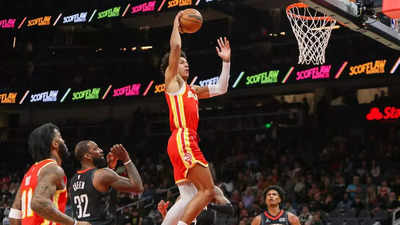 Dejounte Murray leads Atlanta Hawks to victory over Houston Rockets