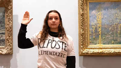 Activists toss soup at Monet painting in Lyon museum