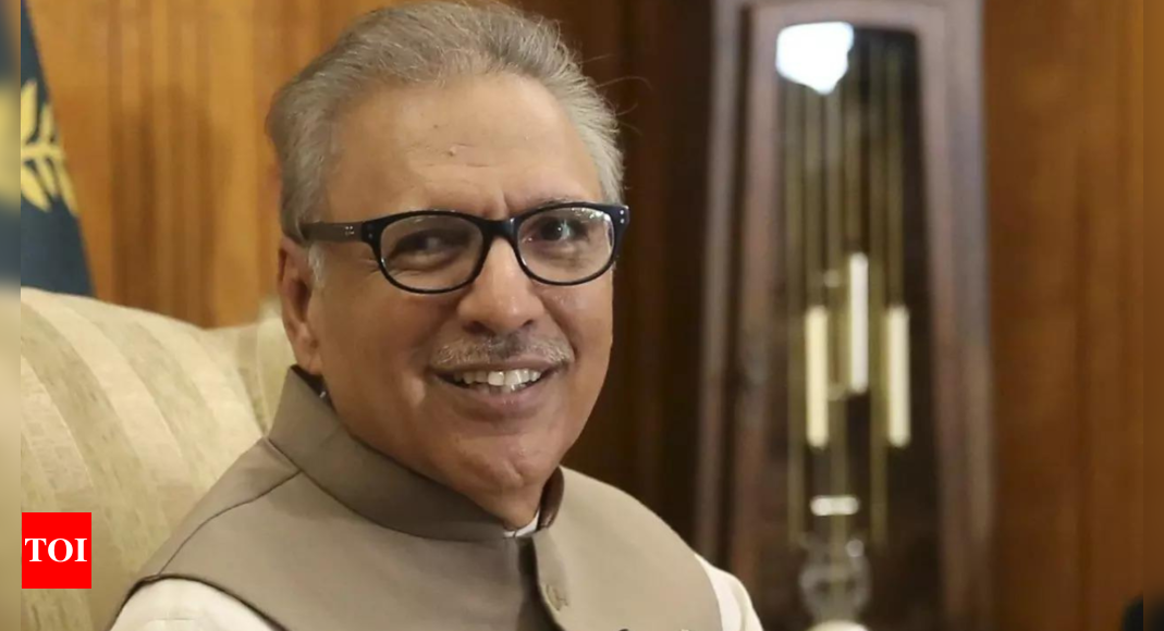 Pakistan President Arif Alvi says citizens shouted out loud their will in election – Times of India