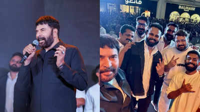 Mammootty steals the show in his dashing all-black outfit at ...