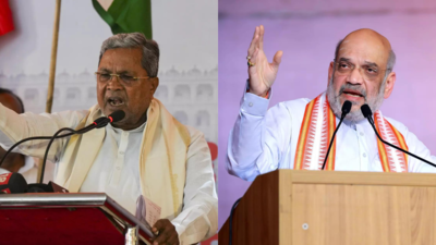 Siddaramaiah Challenges Amit Shah To A Public Debate On Karnataka's ...