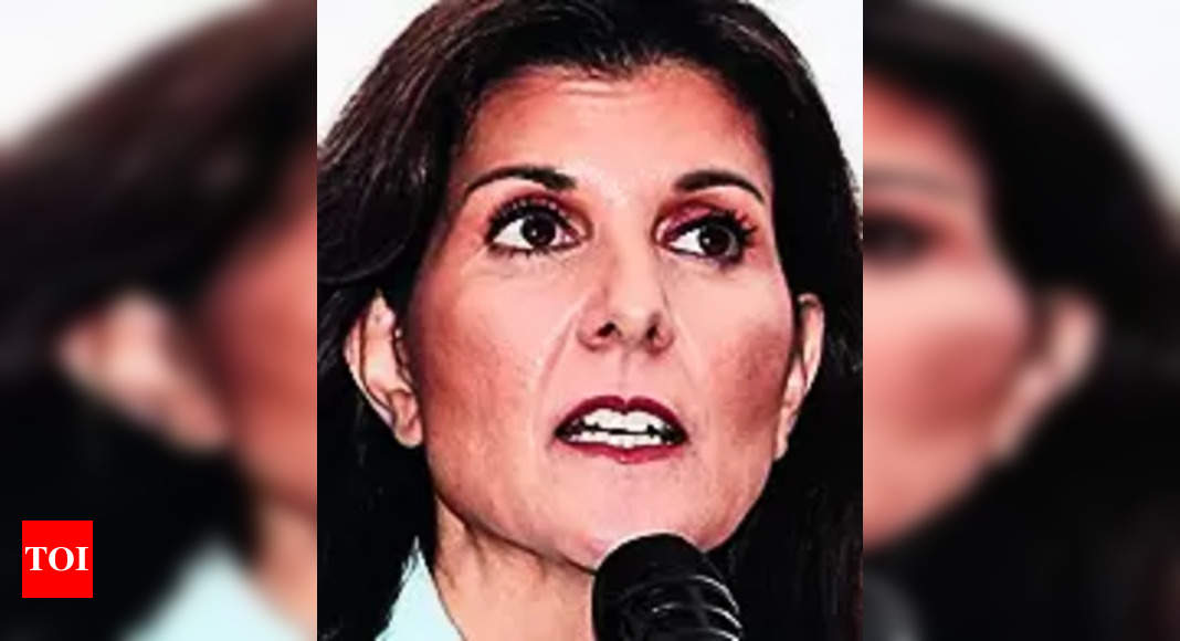 Ex-president taunts Haley over military husband’s absence – Times of India