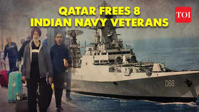 Big Breaking: Qatar frees eight Indian Navy veterans jailed on espionage charges, 7 back in India