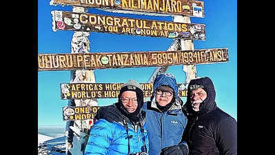Age no bar: Three senior citizens from Kol climb new heights on Mt Kilimanjaro