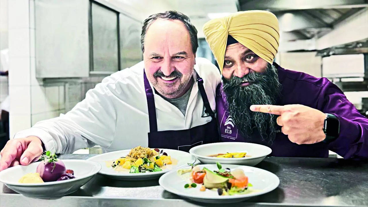 Sikh-Immobilienhändler: Sikh-Immobilienhändler besuchte jetzt berühmten deutschen Koch |  Chandigarh-Nachrichten