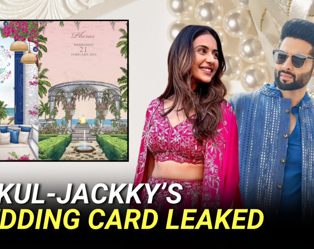 
Rakul Preet Singh and Jackky Bhagnani's wedding card pics go viral
