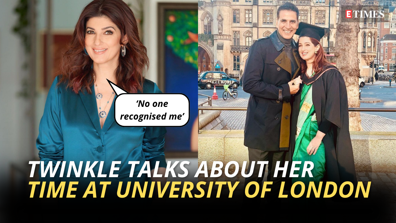 Twinkle Khanna recalls no one in class recognised her during masters in  London