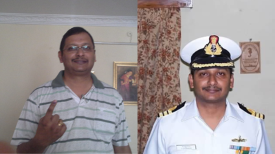 Indian Navy former commander, earlier sentenced to death penalty in Qatar, lands in Vizag