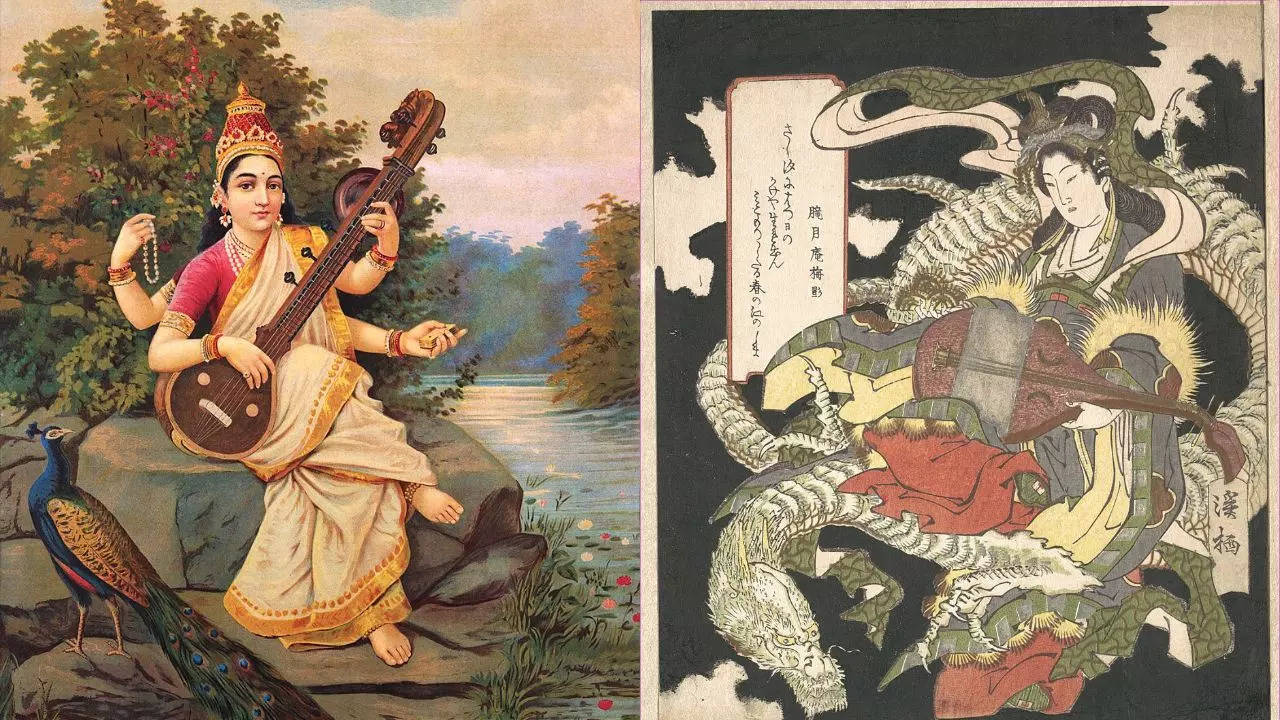 サラスワティ女神崇拝と文化的統合