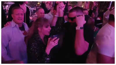 Taylor Swift and Travis Kelce dancing to 'Love Story' is the CUTEST video on the internet today - WATCH